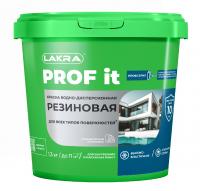 Краска резиновая ЛАКРА PROF it для всех типов поверхностей, RAL 7024 графит 1,3 кг