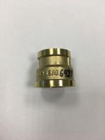 Муфта переходная 1/2" x 3/4", латунная