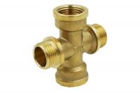 Крестовина 1/2" н/в/н/в, латунная