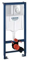 Система инсталляции GROHE "Rapid SL" с овальной кнопкой