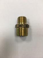 Ниппель переходник 1/4" x 3/8", латунный
