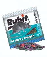 Средство от крыс и мышей Rubit "ЗООКУМАРИН", зерновая смесь, 160 грамм