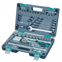 Набор инструментов STELS 1/4", 1/2", Cr-V, пластиковый кейс, 82 предмета