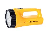 Фонарь-прожектор аккумуляторный ULTRAFLASH LED3816SM, 2 режима, 9 LED, вилка 220В