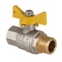 Кран газовый шаровой VALTEC VALGAS, 1/2", г/ш, бабочка