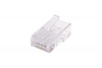 Штекер 8Р-8С (RJ-45) CAT 5e (для компьютера), сквозной