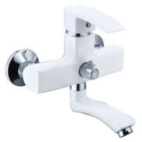 Смеситель для ванны Ammore A4709-1C, с коротким гусаком, белый