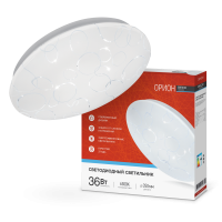 Светильник LED IN HOME DECO "ОРИОН", 36 Вт, 6500 К, 350x55 мм, IP40
