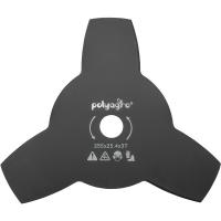 Диск для триммера polyagro, 255х25,4, толщина 1,4 мм, 3 лопасти