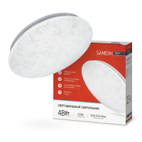 Светильник LED IN HOME DECO "БАМБУК", 48 Вт, 6500 К, 350x55 мм, IP40