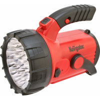 Фонарь-прожектор аккумуляторный Navigator NPT-SP06-ACCU, 3 режима, 23 LED + 18 LED + 4 LED, ЗУ авто