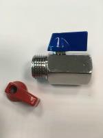 Кран шаровой мини 1/2" внутренняя/наружная резьбы