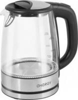 Чайник стекло ENERGY E-237 чёрный (1,7л, 2200Вт)