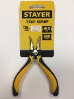 Тонкогубцы STAYER "TOP GRIP" MINI, 120 мм