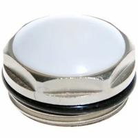 Пробка 1/2" для радиатора, с белым колпачком
