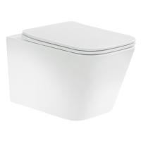 Унитаз подвесной TOKITO "SQUARE" TOK-TATSUMAKI-4-0SQ (торнадо) безободковый