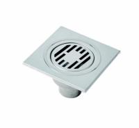 Трап нержавейка TIM 150x150 вертикальный, Ø50