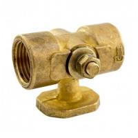 Кран для манометра 1/2" (11б18бк) с площадкой