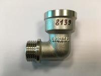 Уголок переходной 1/2" н х 3/4" в, латунный