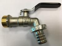 Кран водоразборный, 3/4", со съёмным штуцером, наружная резьба