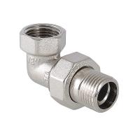 Американка угловая 1", латунная, Valtec