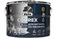 Грунт-эмаль по ржавчине 3 в 1 глянцевая düfa CORREX, RAL 3001 красная, 10 л