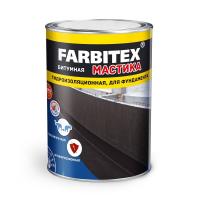 Мастика битумная FARBITEX гидроизоляционная, для фундамента, 2 кг