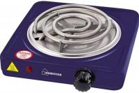 Плитка электрическая HOMESTAR HS-1103, 1 конфорка спираль, 1000 Вт, фиолетовая