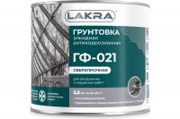 Грунтовка ГФ-021 Лакра, серая 2,5 кг