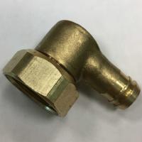 Уголок металлический накидная гайка 1/2" - штуцер "ёрш" 10 мм
