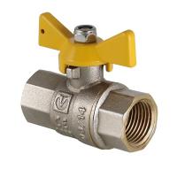 Кран газовый шаровой VALTEC VALGAS, 3/4", г/г, бабочка