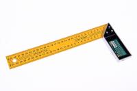 Угольник столярный жёлтый FIT "Профи", 300 мм