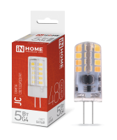 Лампа LED IN HOME JC, G4, 12 В, 5 Вт, 4000 К, 480 лм