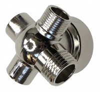Соединение пятиходовое ВИХРЬ, 1" внутренняя х 3/8" наружная х 1/4" наружная х 1/4" внутренняя х 1/4" внутренняя