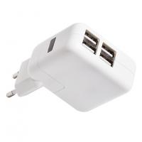 Зарядное устройство REXANT 4 х USB, 2 х 2100 + 2 х 1000 мА, 220 В
