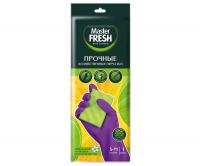 Перчатки латексные Master FRESH прочные, S-M