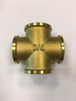 Крестовина 3/4" внутренние резьбы, латунная