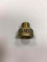 Переходник 1/4" н. x 3/8" в., латунный
