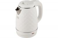 Чайник нержавейка HOMESTAR HS-1007, 1,7 л, 1500 Вт, белый