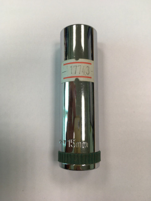 Головка торцевая WhirlPower 1/2" удлинённая, 15 мм