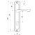 Ручки на планке PUNTO HANDLE90.CRONA.18-85 СР, хром Ручки на планке PUNTO HANDLE90.CRONA.18-85 СР, хром