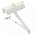 Доводчик дверной Trodos TD-100, 80-110 кг, белый