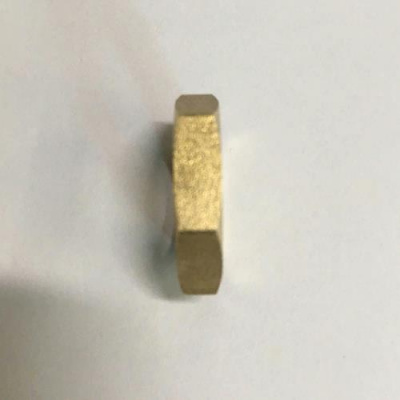 Контргайка 3/8", латунная