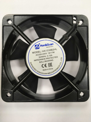 Вентилятор 220В, 135x135х38 мм (для холодильника)