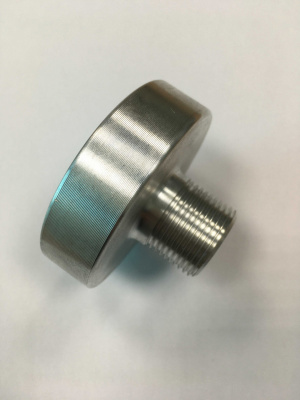 Переходник M60 с мелкой внутренней резьбой, 3/4" наружная резьба, алюминий