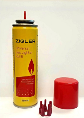 Газ для зажигалок ZIGLER, 210 мл