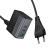 Зарядное устройство сетевое 1хUSB, 2хType-C, 220 В, 70 Вт, чёрное Зарядное устройство сетевое 1хUSB, 2хType-C, 220 В, 70 Вт, чёрное