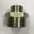 Ниппель переходник 1/2" х 1", латунный