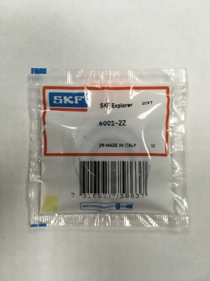 Подшипник SKF 6001 (12х28х8 мм)