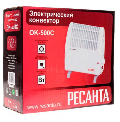 Конвектор РЕСАНТА ОК- 500С стич, (L-280 мм)